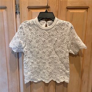 Abercrombie white sweater XXS